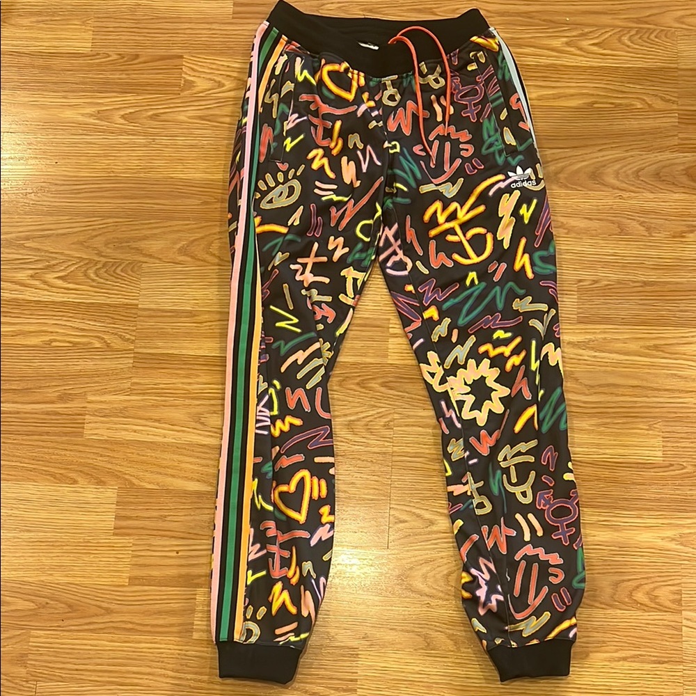 Adidas Multicolor Graphic Jogger Pants